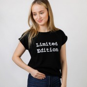 Limited Edition T Shirt Typewriter Font