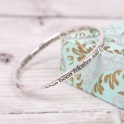 Seconds BG-SILVER Mother Daughter Bangle