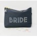 Personalised Grey Bride Bag