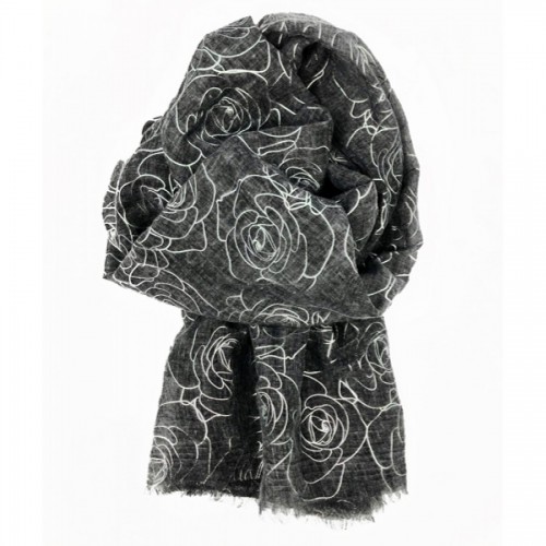 Scarf With Roses SIL Print